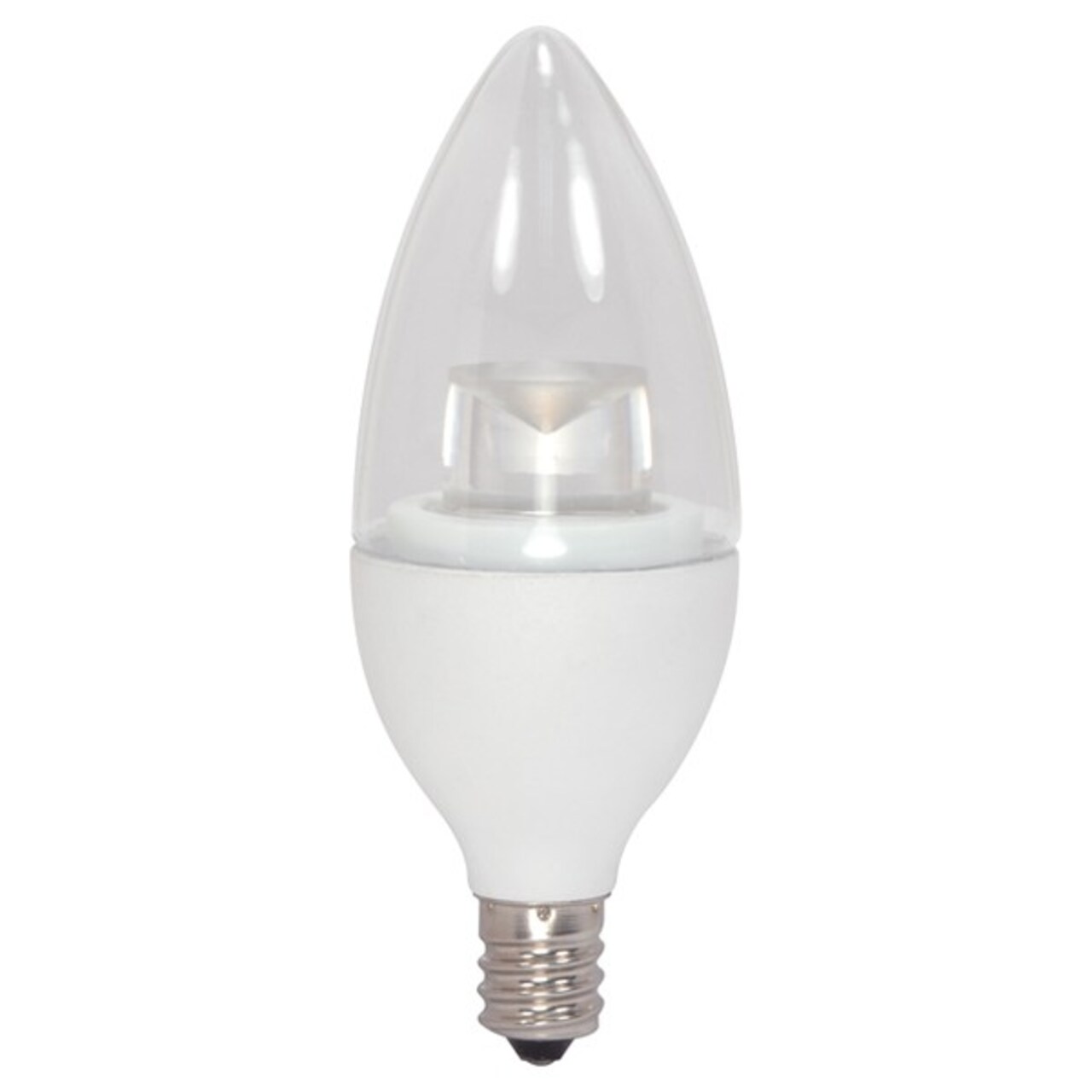 Satco 2.8w Candelabra base 3000k Dimmable LED Light Bulb - 25w equiv.